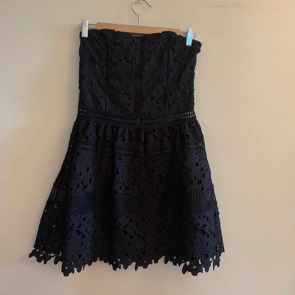 Romeo and Juliet couture Black lace dress
